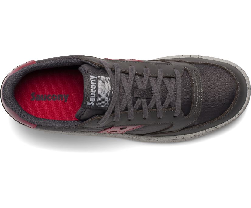 Saucony Jazz Court Women's Originals Black / Red | Canada 047XYUF